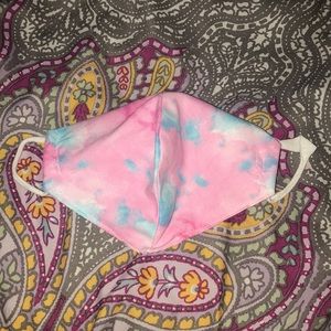 Tie dye face mask